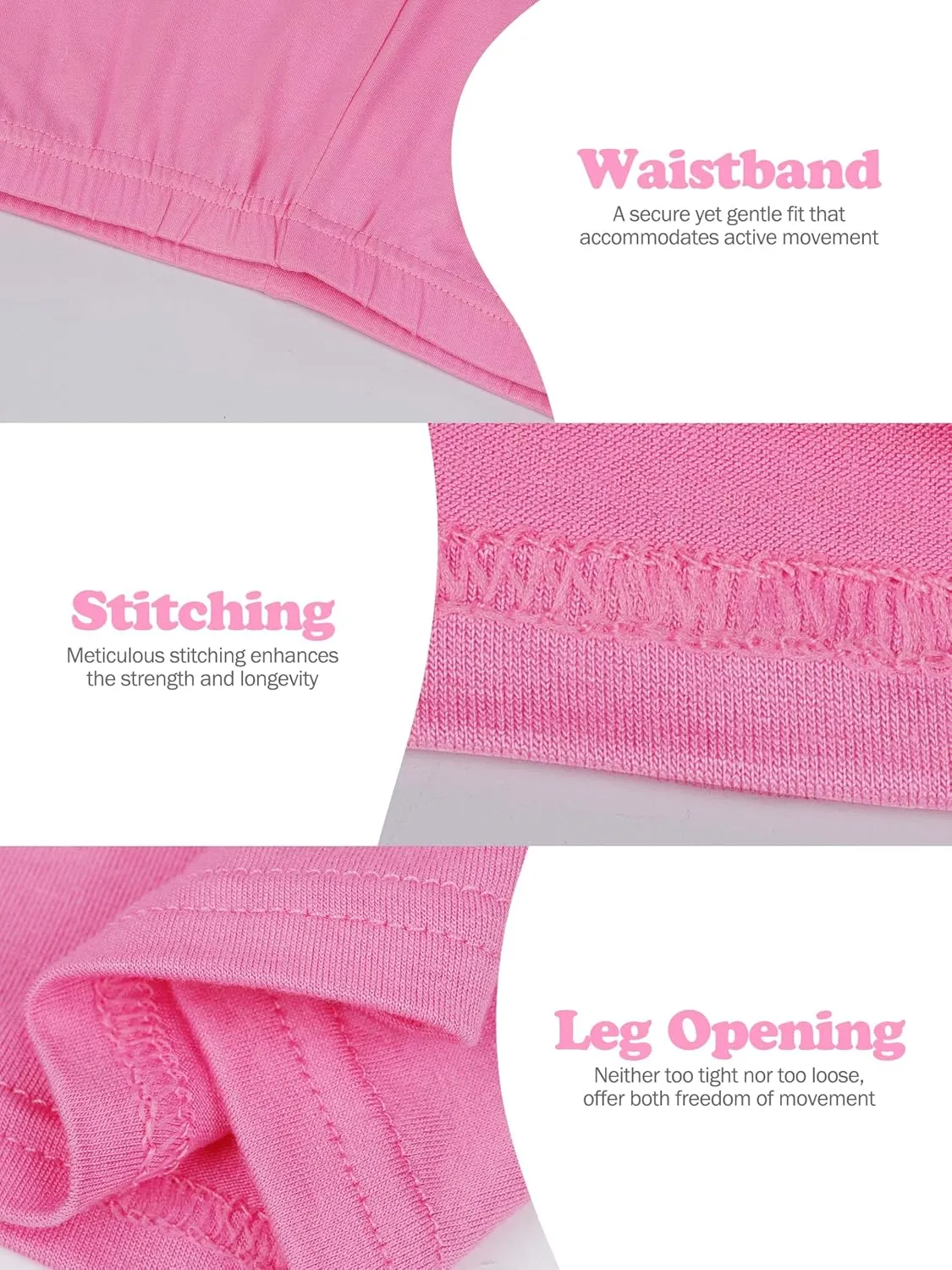 Resinta 10 Pack Girls Bike Shorts Cartwheel Under Dress Dance Shorts for Toddler Girls Kids Multicolor