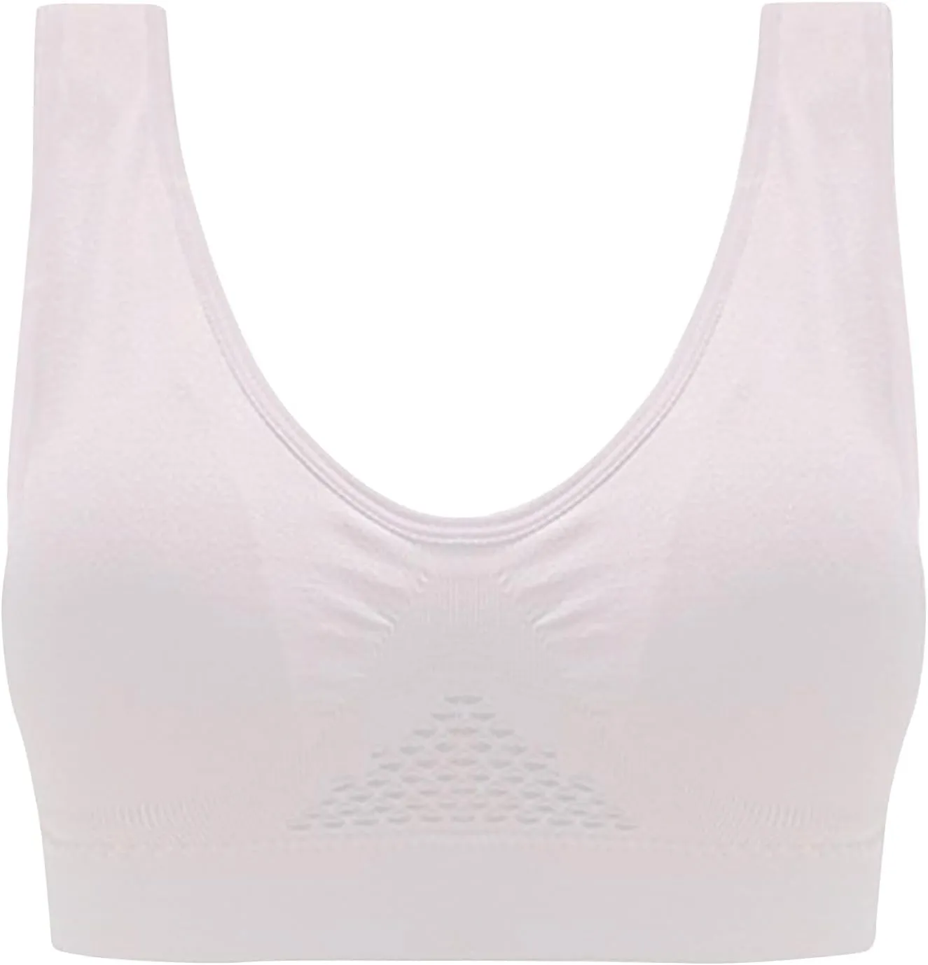 Seamless 3 Pack Yoga Bra for Women Wirefree Full Coverage Sports Bras Breathable Medium Support Gym Bralettes