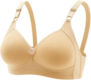 Seamless Bras for Women No Underwire Bras Adjustable Straps Breathable Bra Soft Push Up Wireless Everyday Bralettes