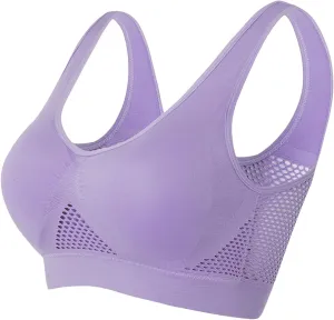 Sports Bras for Women 2025 Cool Liftup Air Bra Summer Ultra-Thin Comfort Mesh Sports Bra Anti-Sagging Breasts Bras
