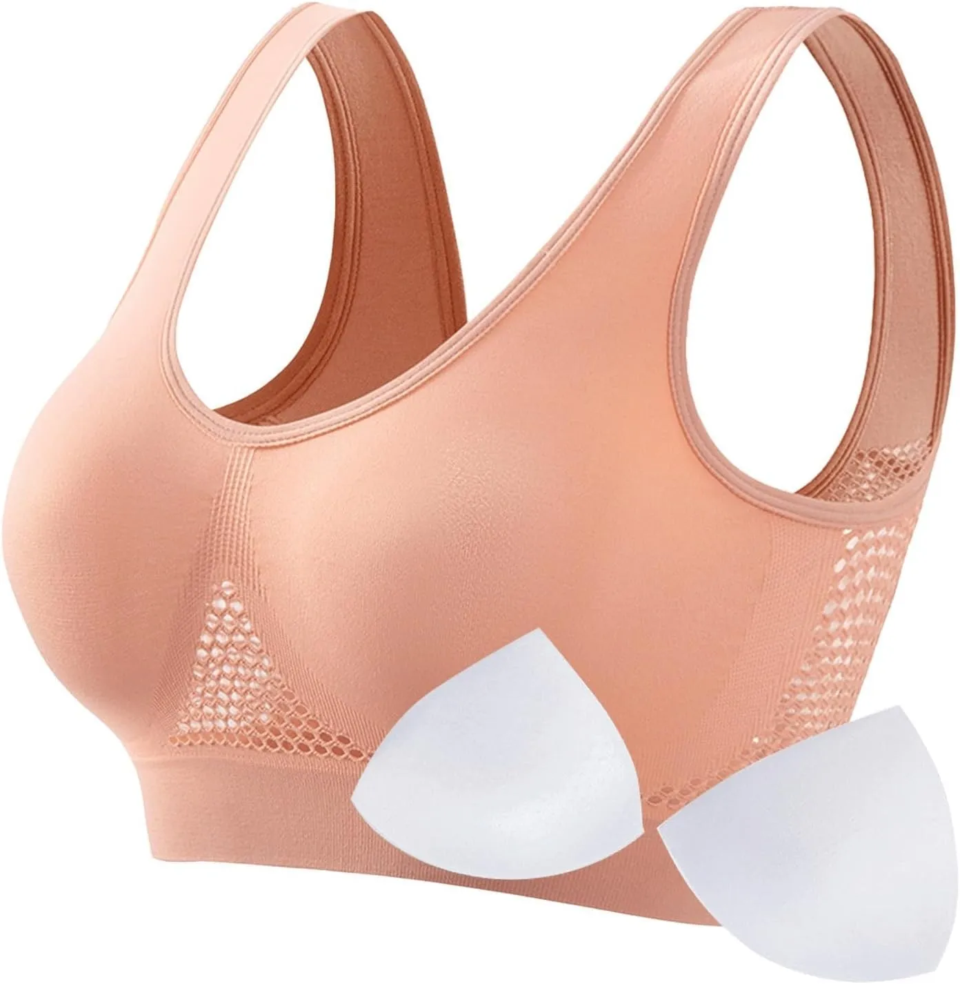 Sports Bras for Women 2025 Cool Liftup Air Bra Summer Ultra-Thin Comfort Mesh Sports Bra Anti-Sagging Breasts Bras