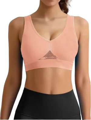 Sports Bras for Women 2025 Cool Liftup Air Bra Summer Ultra-Thin Comfort Mesh Sports Bra Anti-Sagging Breasts Bras