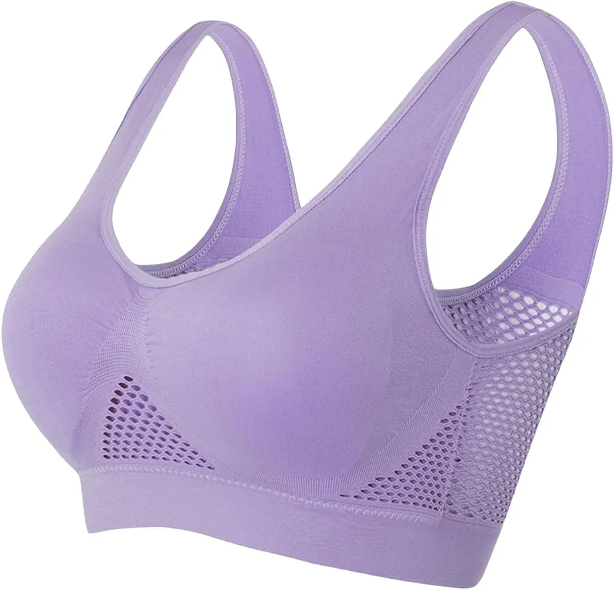 Sports Bras for Women 2025 Cool Liftup Air Bra Summer Ultra-Thin Comfort Mesh Sports Bra Anti-Sagging Breasts Bras