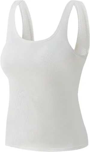 Sports Bras for Women Shapewear Built-in Bra Tank High Strechy Sleeveless Slim Fit Tops Camisole Workout Tops