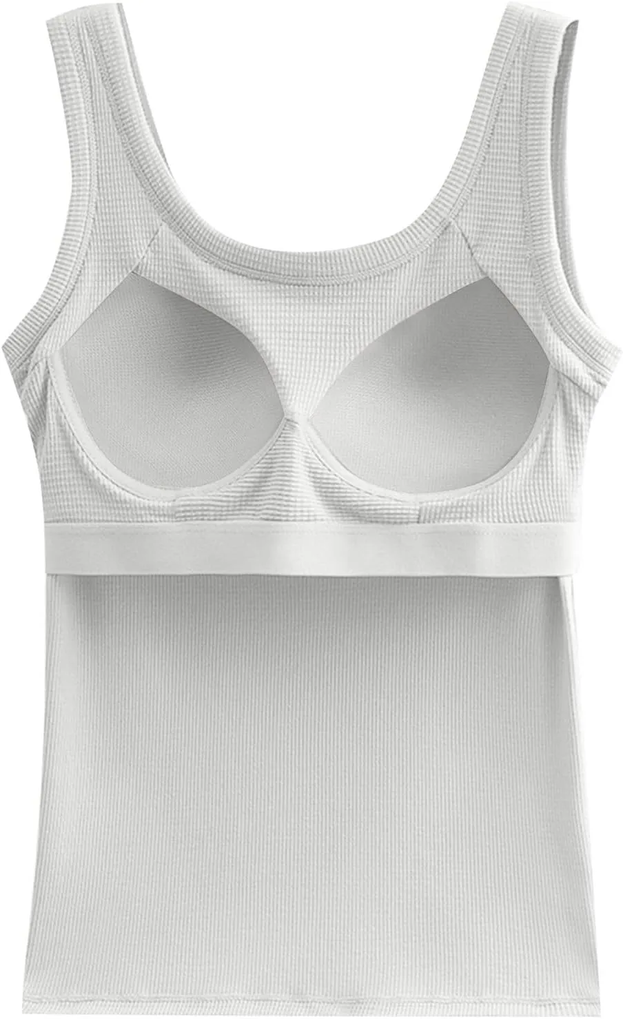 Sports Bras for Women Shapewear Built-in Bra Tank High Strechy Sleeveless Slim Fit Tops Camisole Workout Tops
