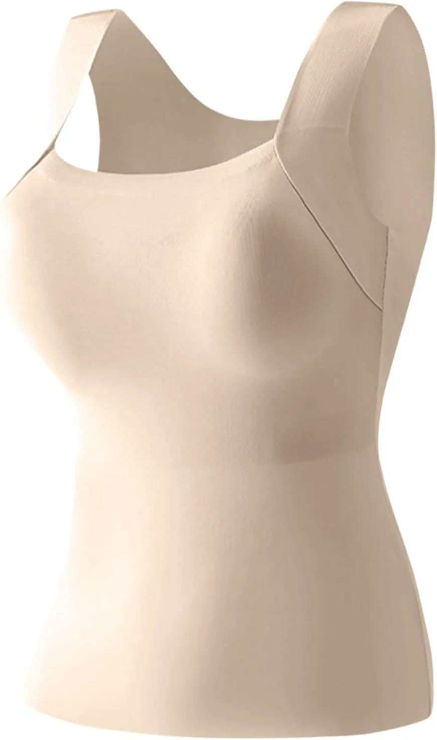 Sports Bras for Women Shapewear Built-in Bra Tank High Strechy Sleeveless Slim Fit Tops Camisole Workout Tops