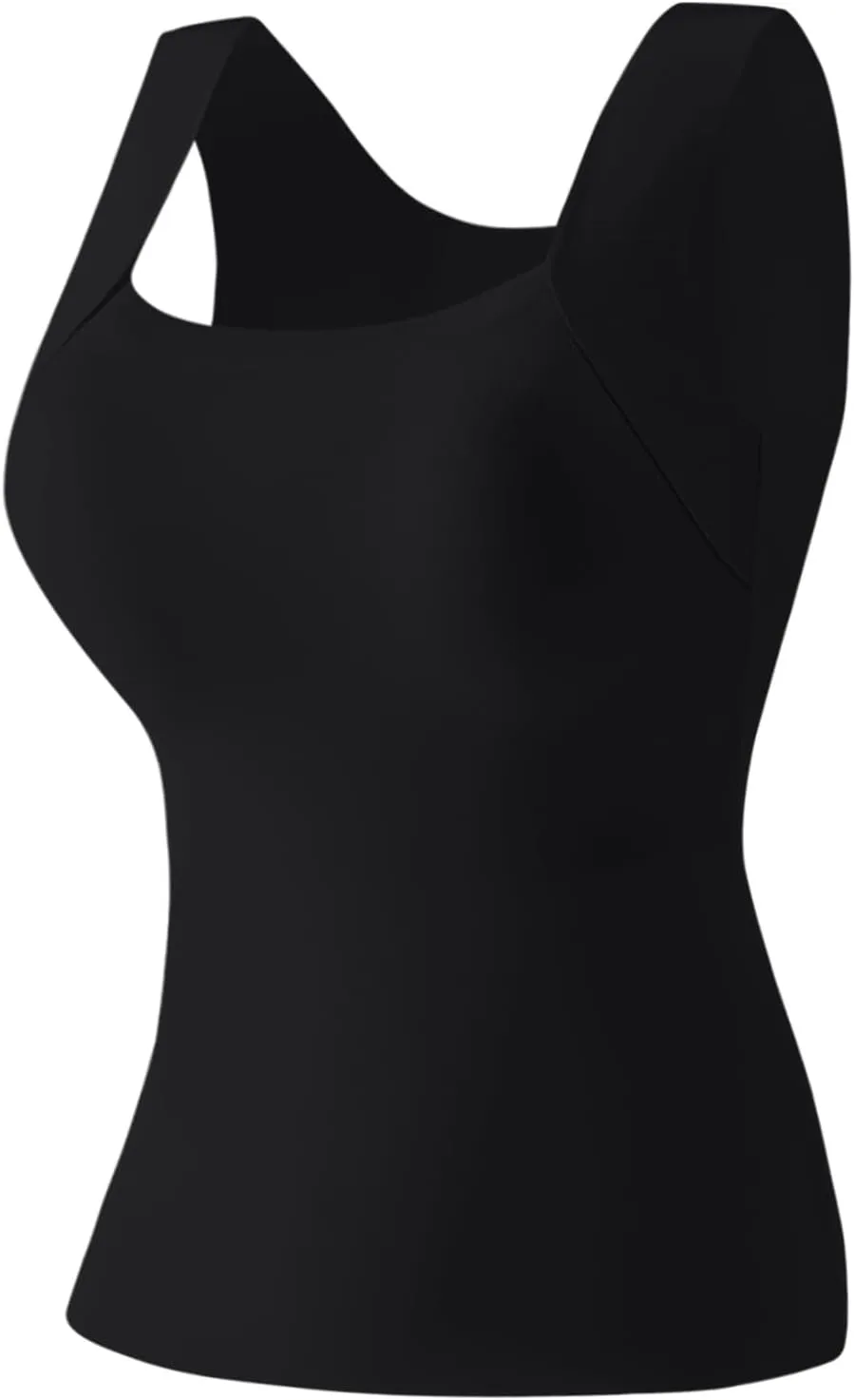 Sports Bras for Women Shapewear Built-in Bra Tank High Strechy Sleeveless Slim Fit Tops Camisole Workout Tops