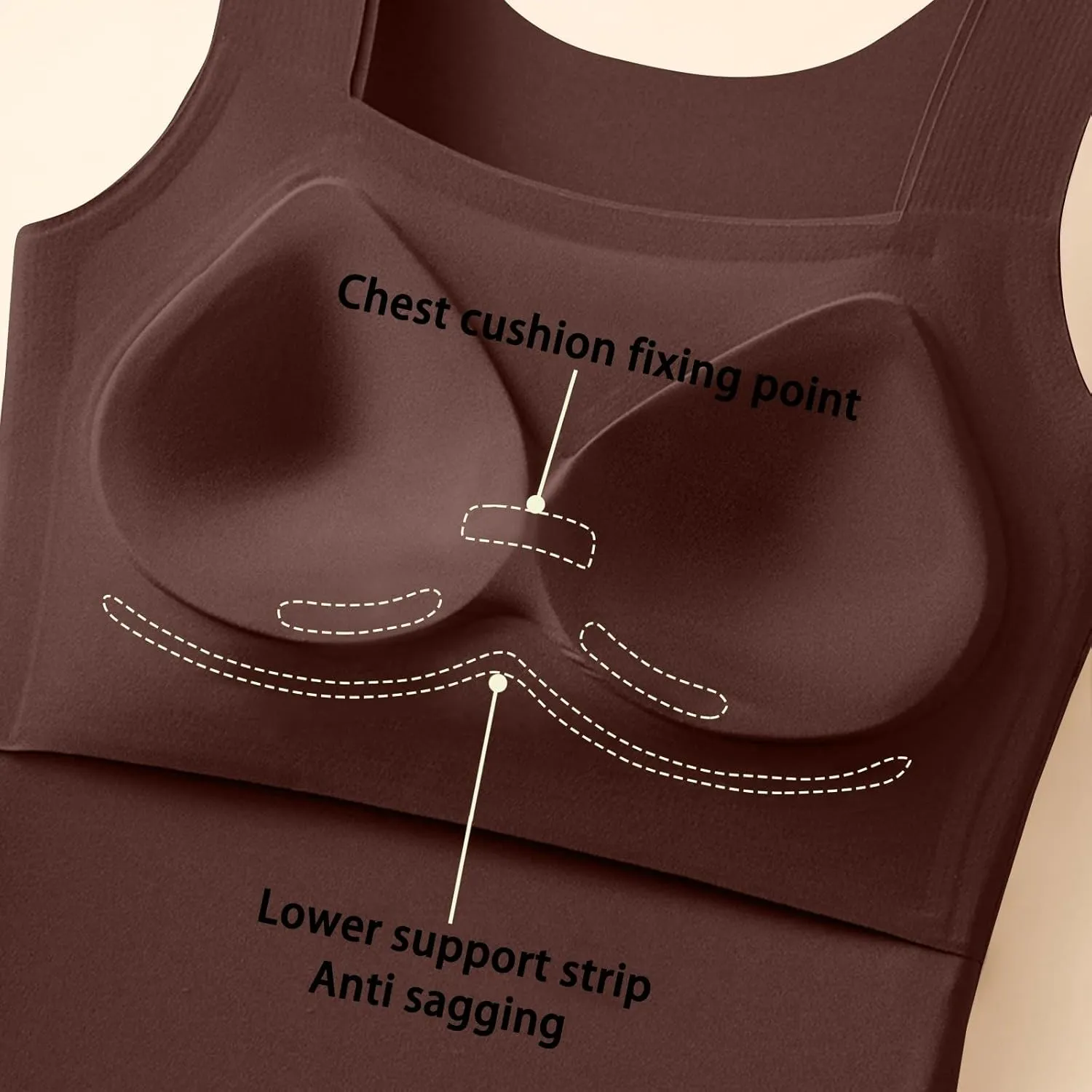 Sports Bras for Women Shapewear Built-in Bra Tank High Strechy Sleeveless Slim Fit Tops Camisole Workout Tops