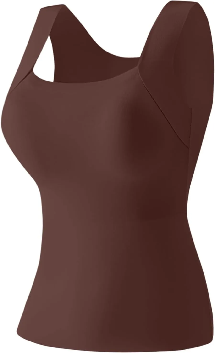 Sports Bras for Women Shapewear Built-in Bra Tank High Strechy Sleeveless Slim Fit Tops Camisole Workout Tops