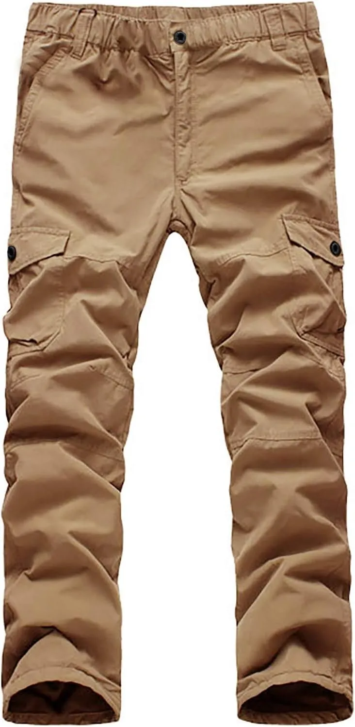 Sweatpants for Men Big and Tall Casual Mens Gifts Cargo Pants Hiking Workout Joggers and Zipper Pockets Men's Joggers