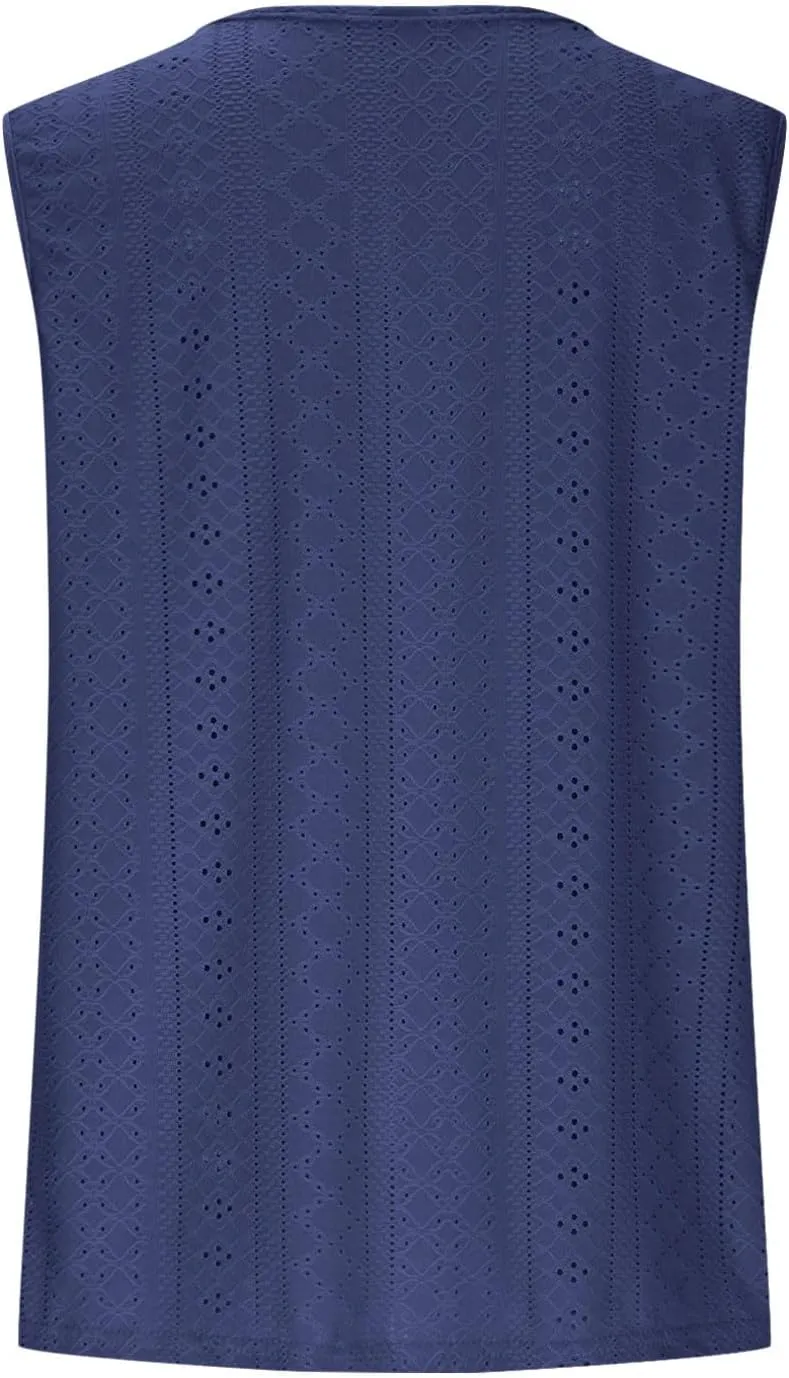 Tank Top for Women Loose Fit O Ring Shoulder Tank Tops Summer Casual Sleeveless Camisole Trendy Cute T Shirts Blouses