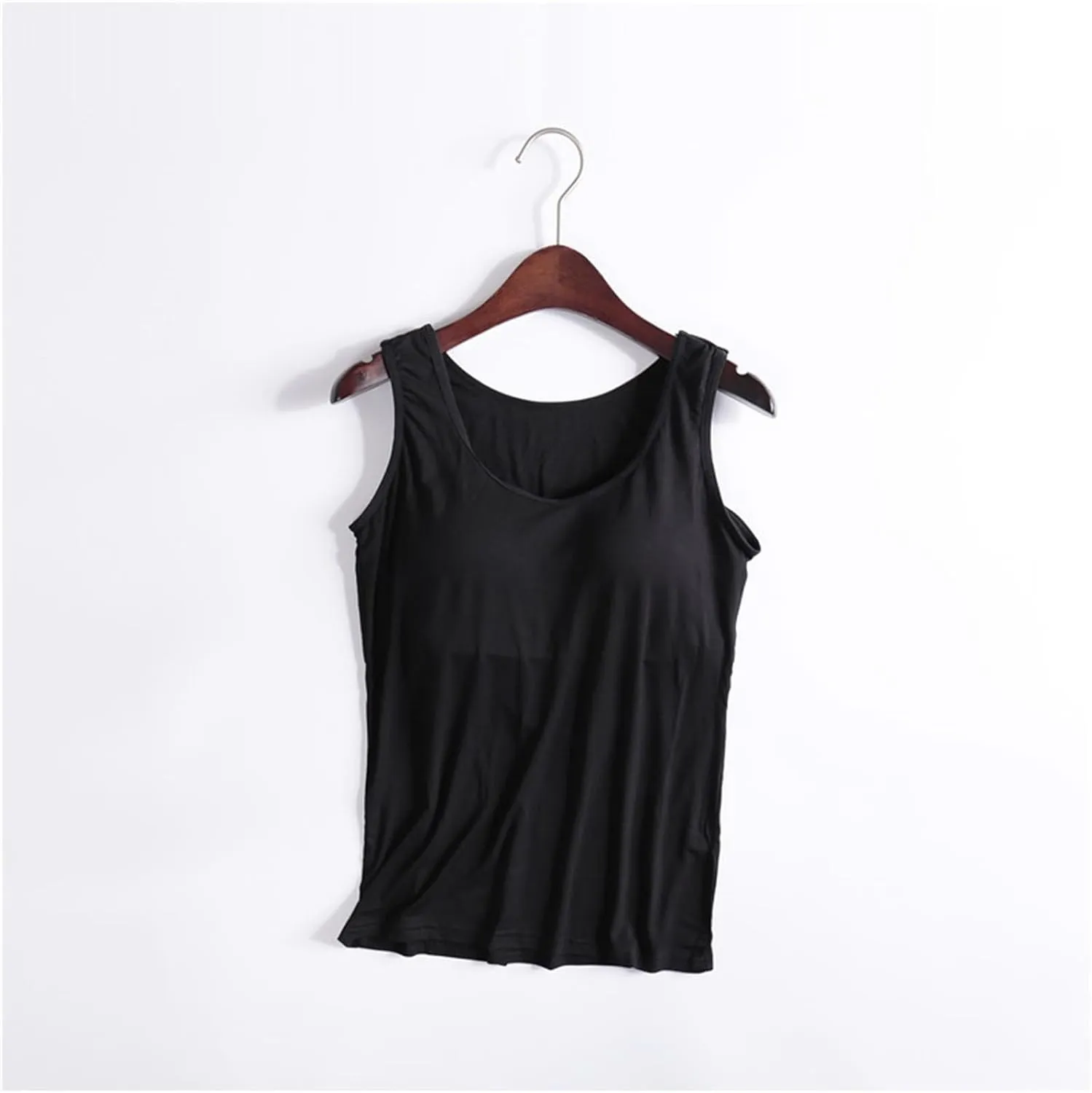 Tank Top with Built in Bra Camisoles for Women for Under Clothes Spaghetti Strap Cami 2025 Summer Clothes