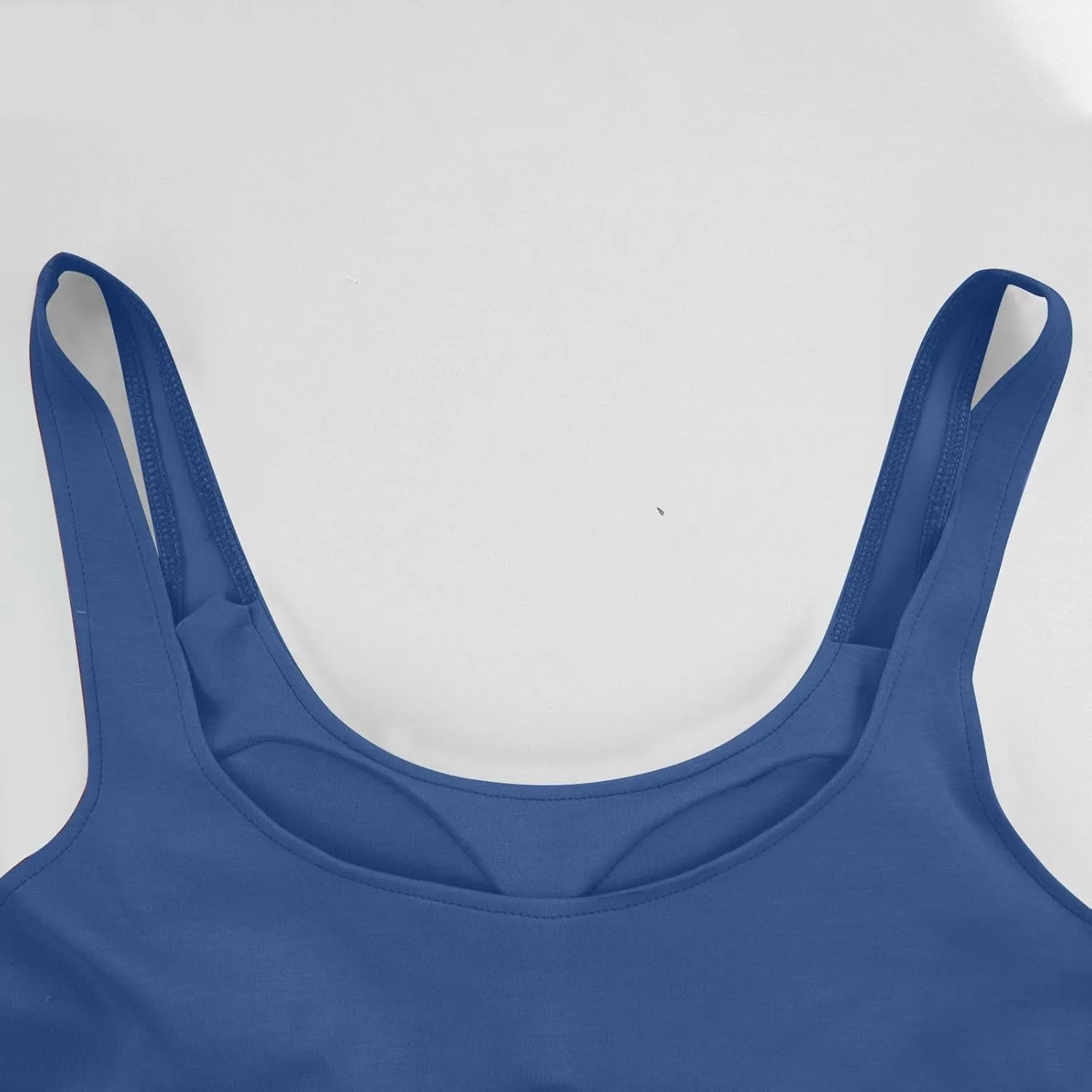 Tank Top with Built in Bra for Women Summer Basic Padded Yoga Shirts Shelf Bras Workout Camisole Casual Undershirt