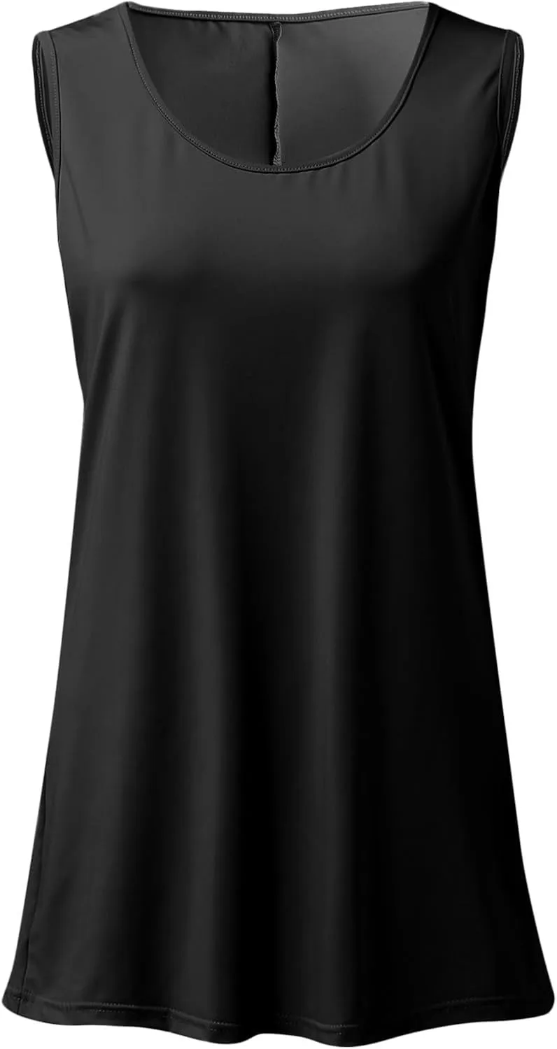 Tank Tops for Women Open Back Sleeveless Workout Tops Athletic Running Exercise Yoga Shirts Sports Gym Clothe