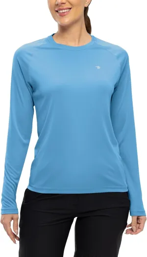 TBMPOY Women UPF 50  Long Sleeve Shirts Quick Dry Quarter Zipper Sun Shirts Hiking Athletic Workout Shirts