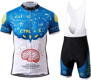 Thriller Rider Sports Mens Rest Your Mind Outdoor Sports Mountain Bike Short Sleeve Cycling Jersey