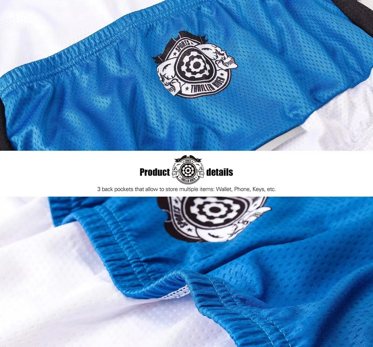 Thriller Rider Sports Mens Rest Your Mind Outdoor Sports Mountain Bike Short Sleeve Cycling Jersey