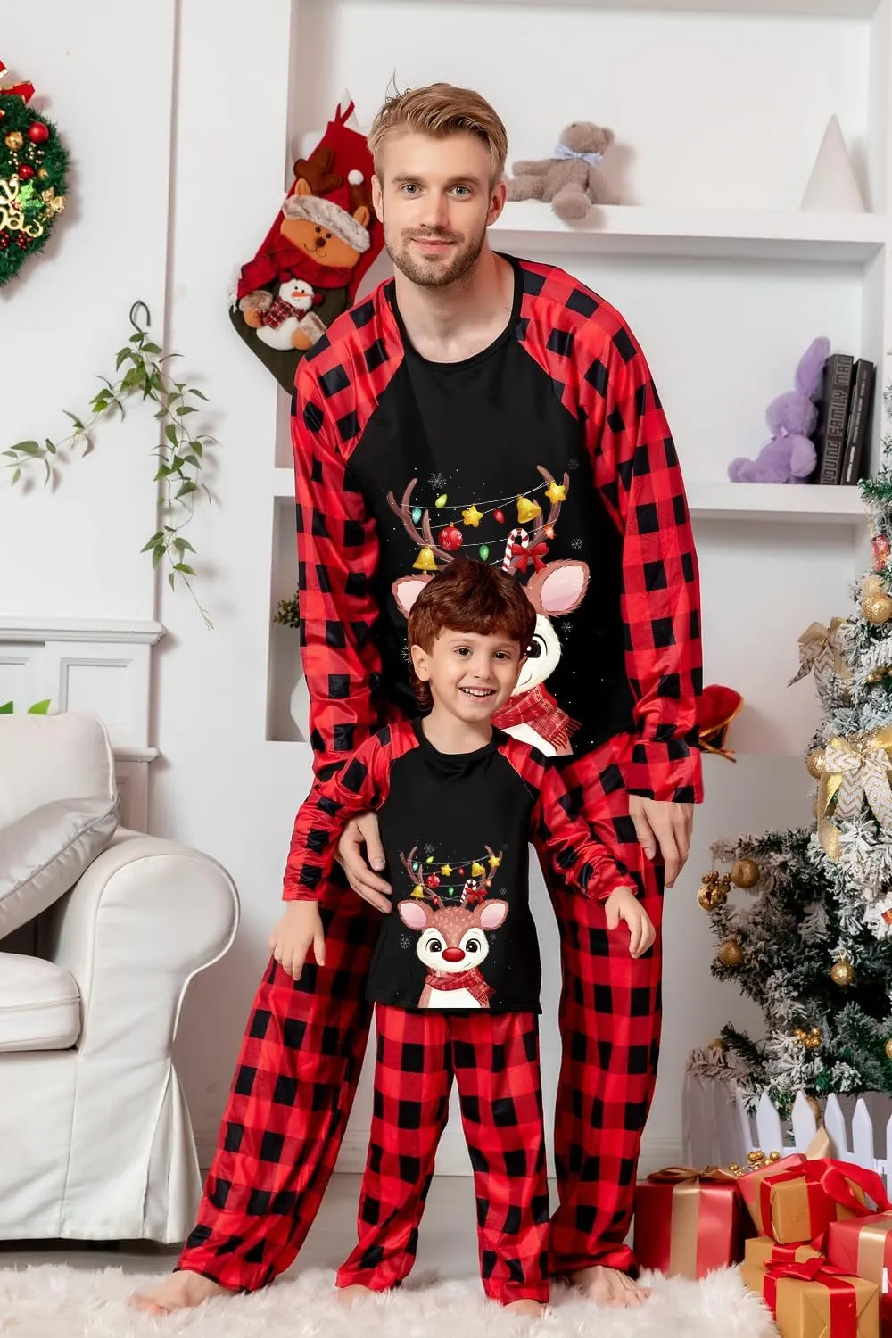 Umeyda Matching Pajamas Sets - Christmas Family Pjs