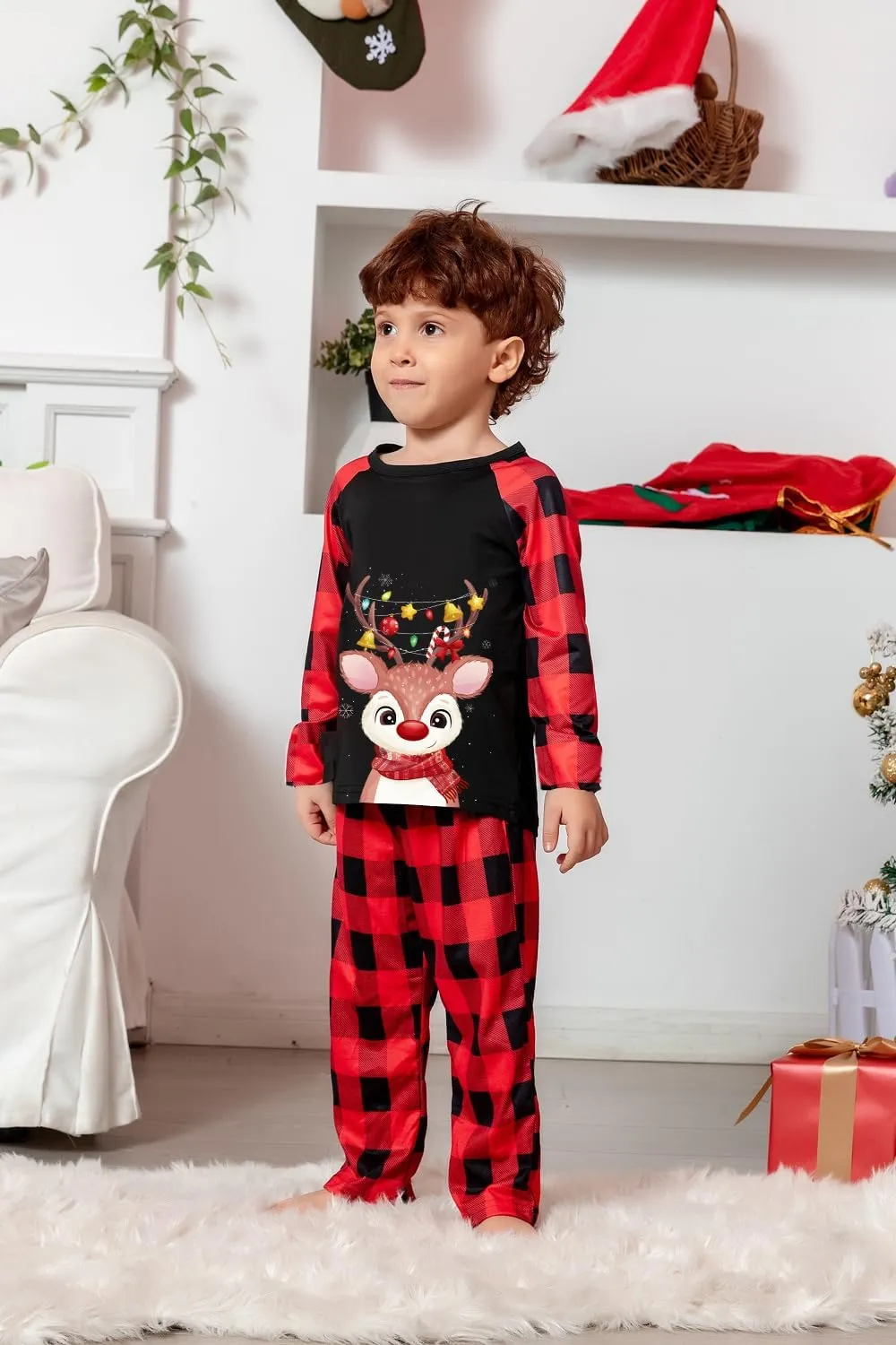 Umeyda Matching Pajamas Sets - Christmas Family Pjs