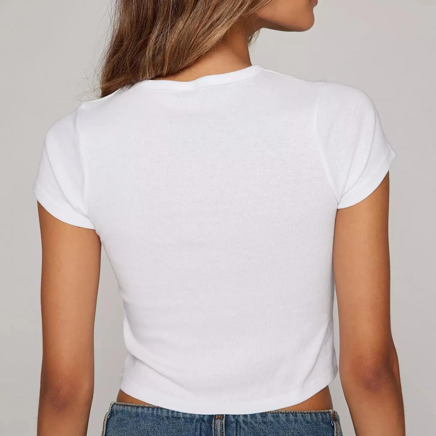 Women Y2k Baby Tees Cute Graphic Short Sleeve Crop Top Vintage Print Crop Shirt Aesthetic Crop Tee Top 00s Streetwear