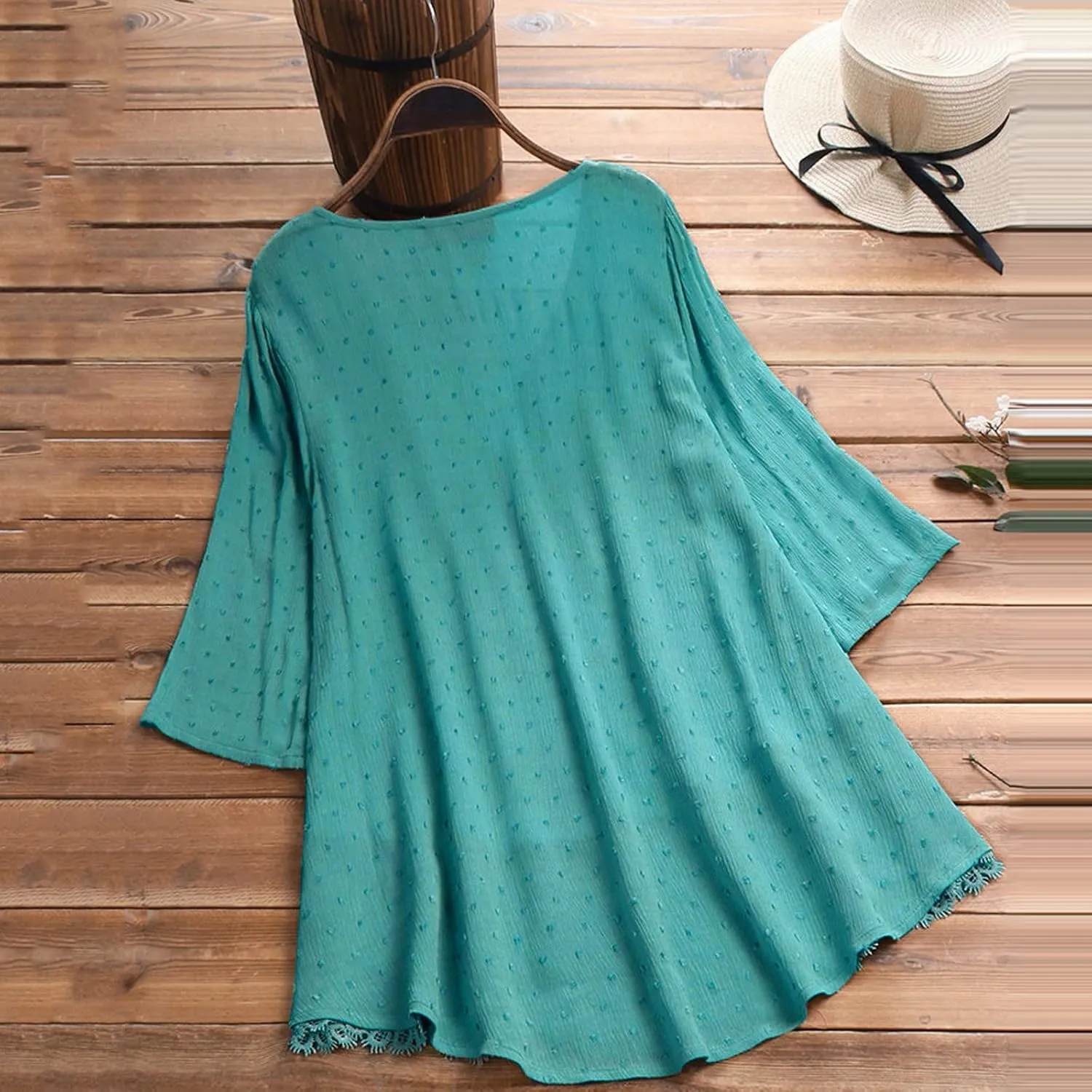 Women's Button Up Shirts Solid Color Long Sleeve Linen Summer Casual 2025 Fashion Blouse Top Loose Tunic Top