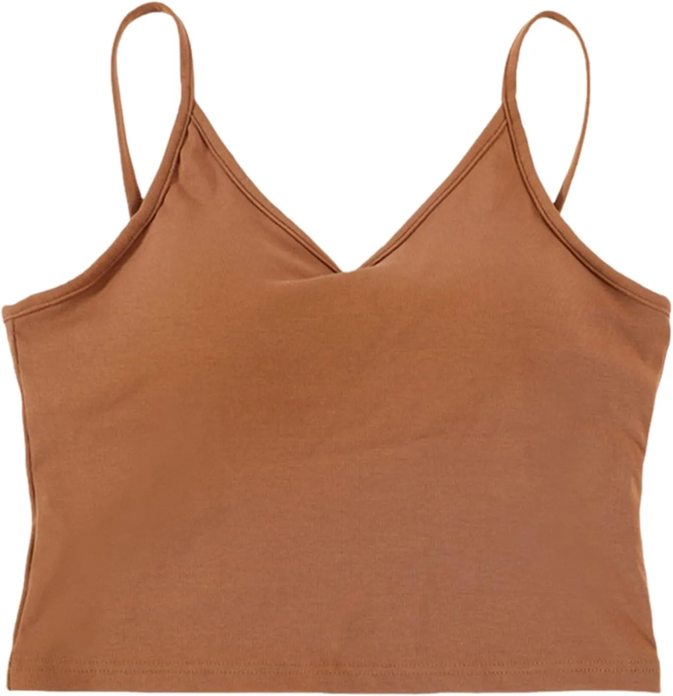 Womens Ribbed Workout Camisoles Built-In Bra Yoga Tanks with Breathable Stretch Convertible Spaghetti Strap Tops