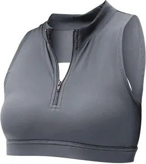 Womens Sleeveless Polo Crop Tops Collar Shirts Workout Crop Tank Tops Cropped Tank Trendy V Neck Tennis Cropped Top