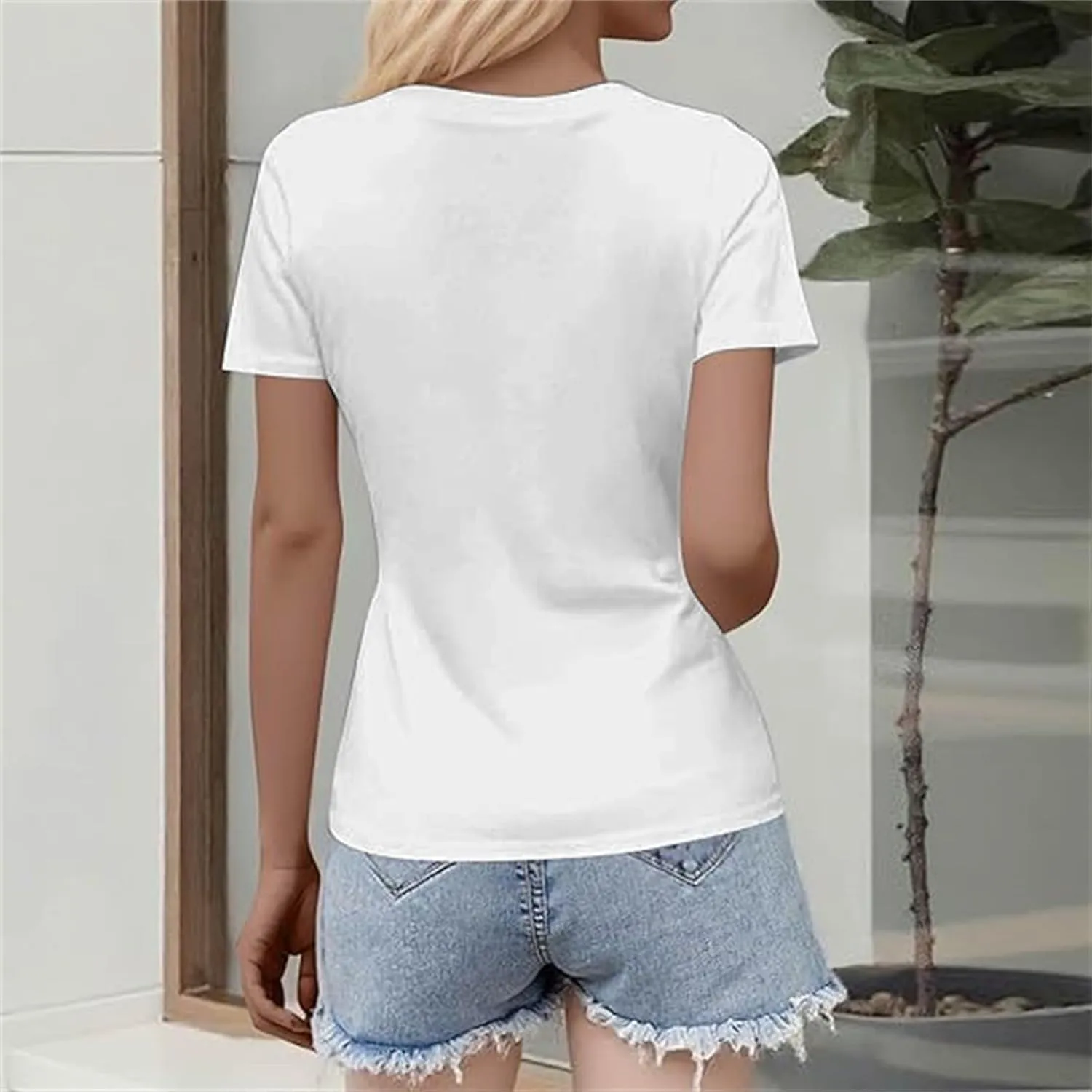 Womens Summer Tops Henley T Shirts Short Sleeve Going Out Crop Cute Ribbed Basic Casual Spring Fashion Y2k Clothes 2025