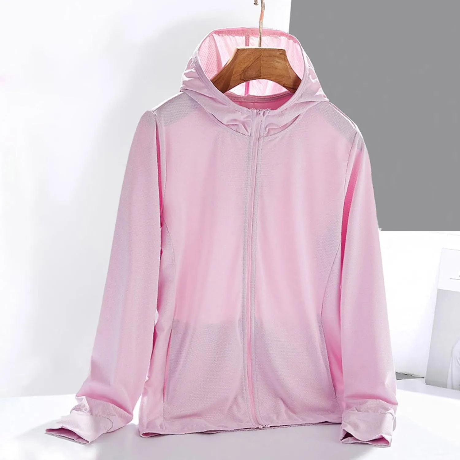 Women's Sun Protection Hoodie Shirts UPF 50  UV Long Sleeve Shirts Breathable Outdoor Quick Dry Fishing Hiking Shirts