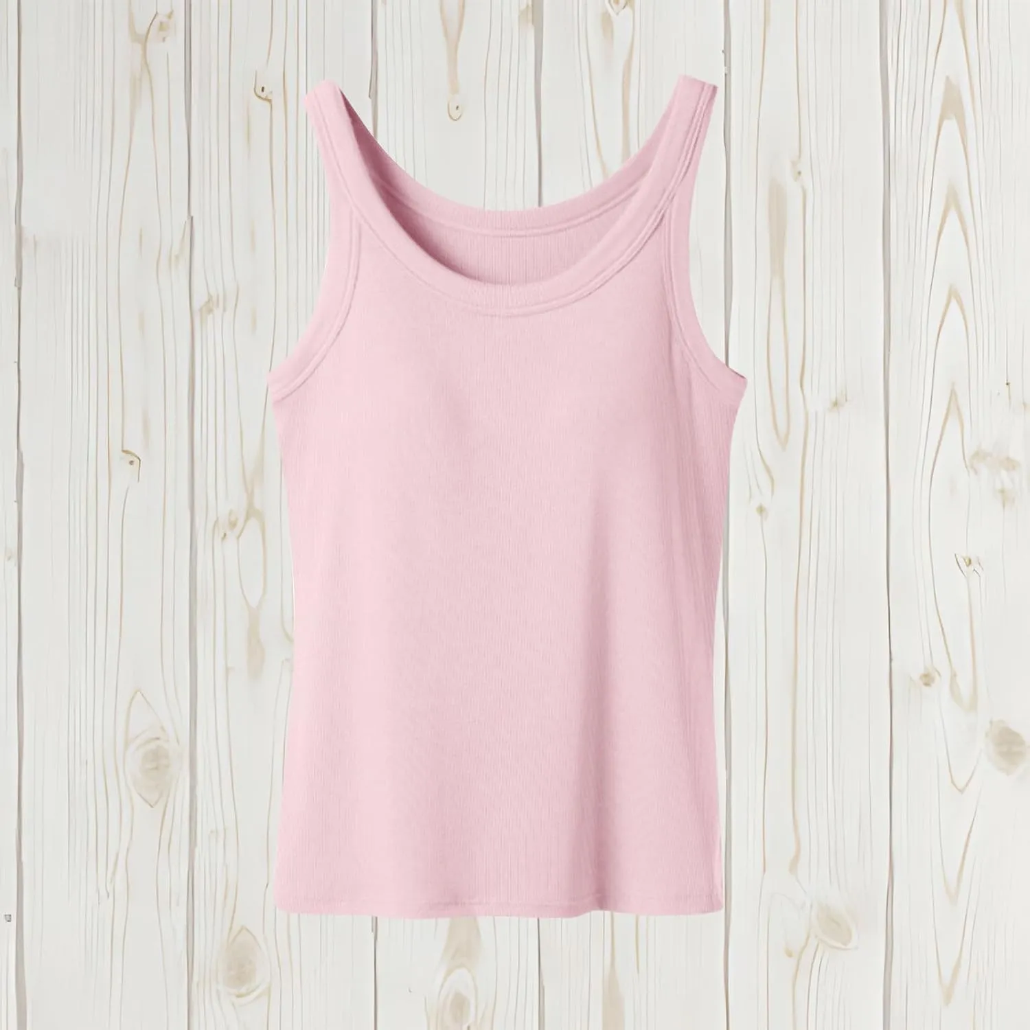 Women's Tank Tops with Built in Bras Athletic Yoga Undershirts Summer Strap Layer Cami Camisole Top with Chest Pad