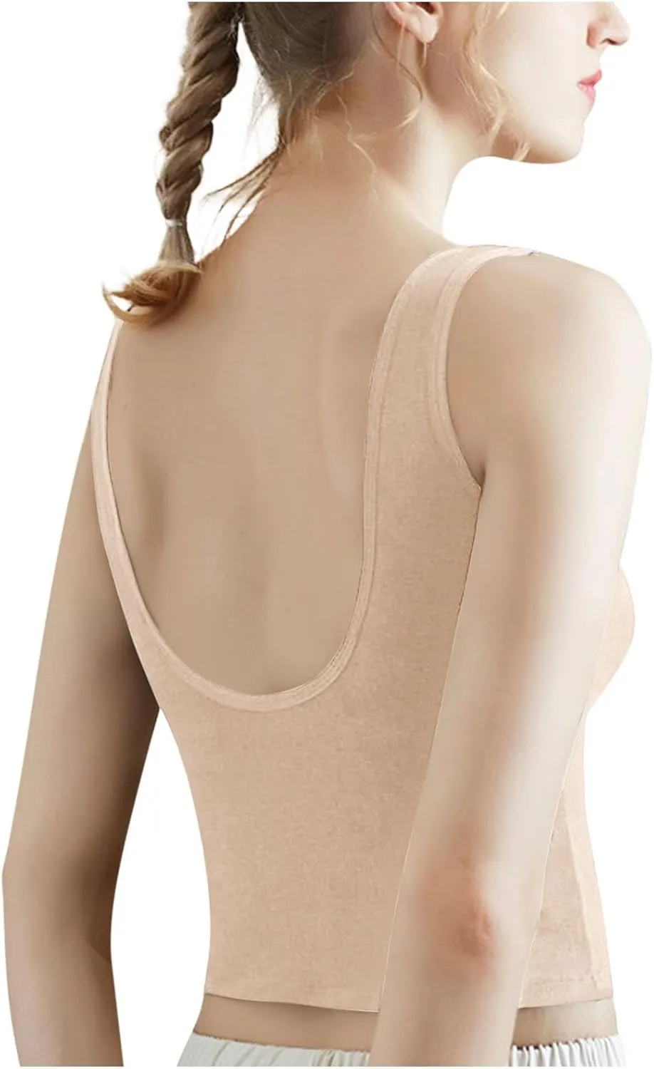 Womens Yoga Tank Tops Sleeveless Round Neck Cropped Vests Elastic Skinny Solid Color Casual Sporting Fitness Camisoles