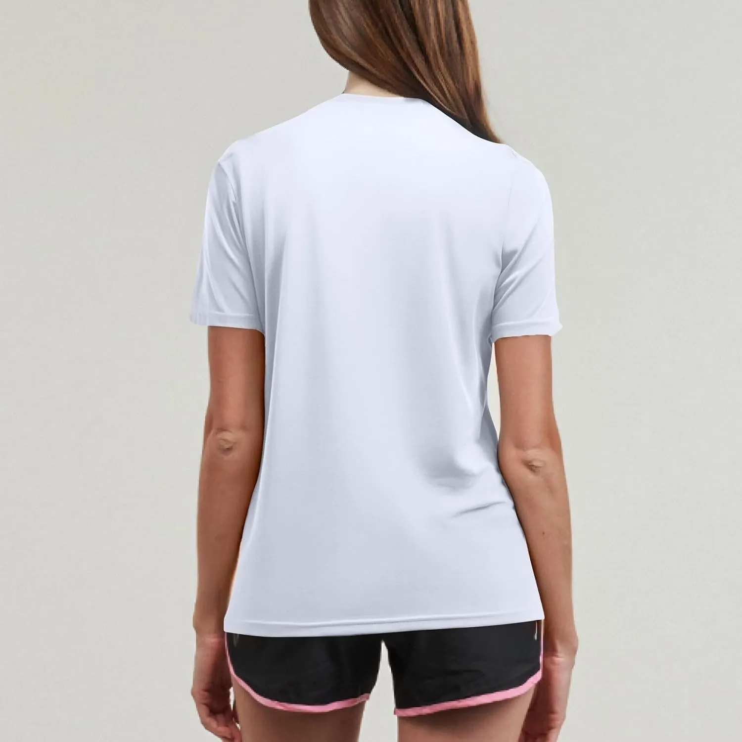 Workout Shirts Women Short Sleeve Crew Neck Plain T Shirts Casual Summer Textured Waffle Knit Tops Hiking Shirts