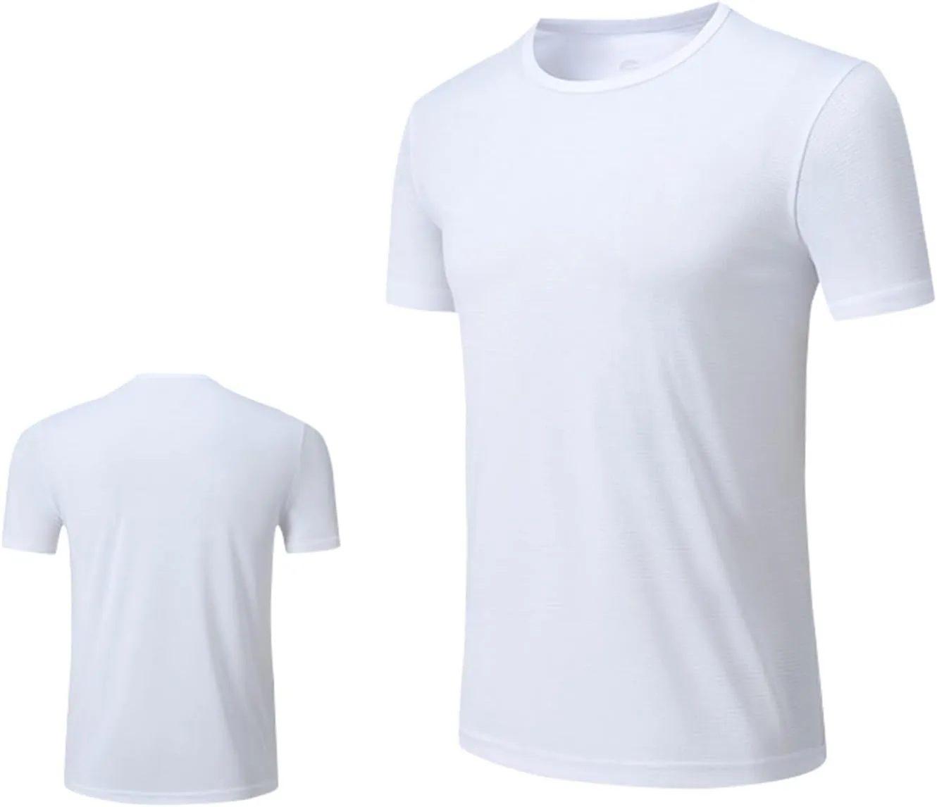 Workout Shirts Women Short Sleeve Crew Neck Plain T Shirts Casual Summer Textured Waffle Knit Tops Hiking Shirts