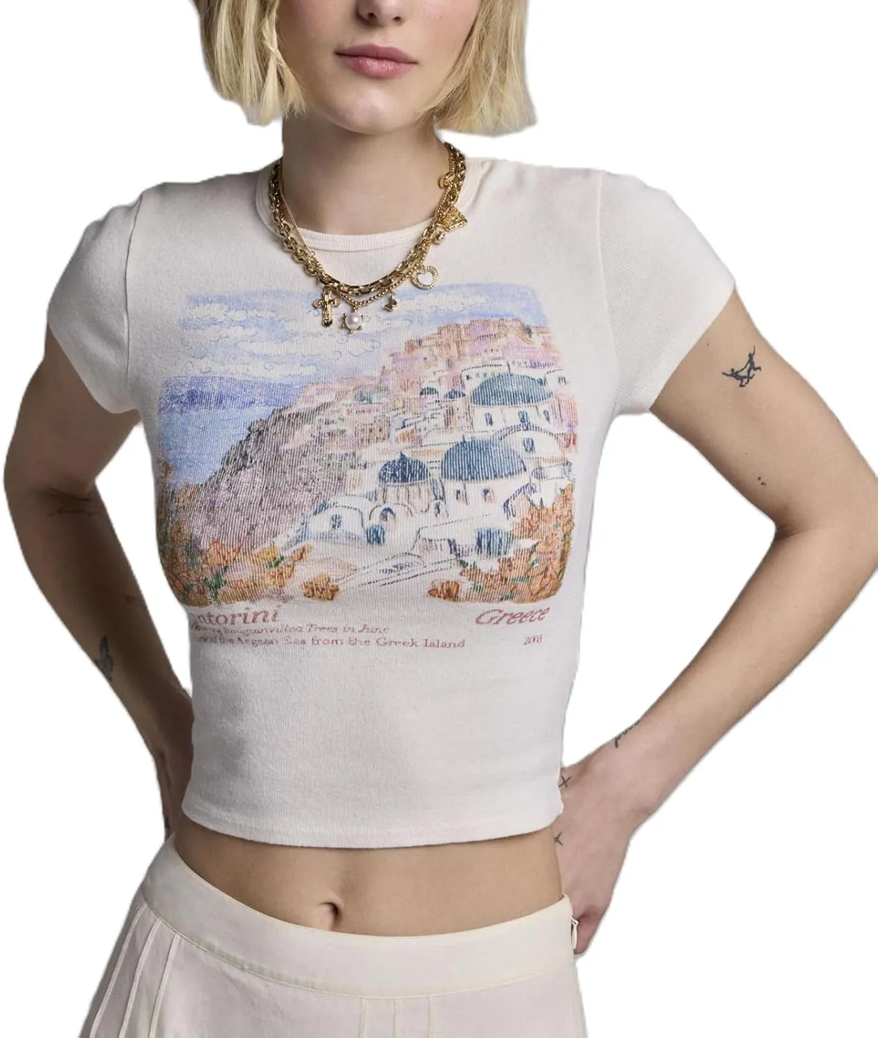 Y2K Graphic Tees for Women Retro Aesthetic Pattern Crop Tops Teen Girls Crewneck Vintage Baby Tee Slim Fit Shirt